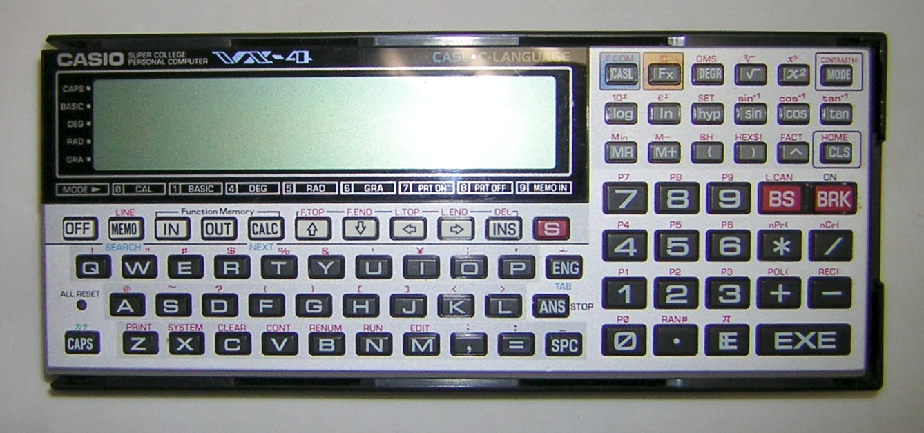 比較的美品】CASIO VX-4 ポケコン (ポケットコンピュータ